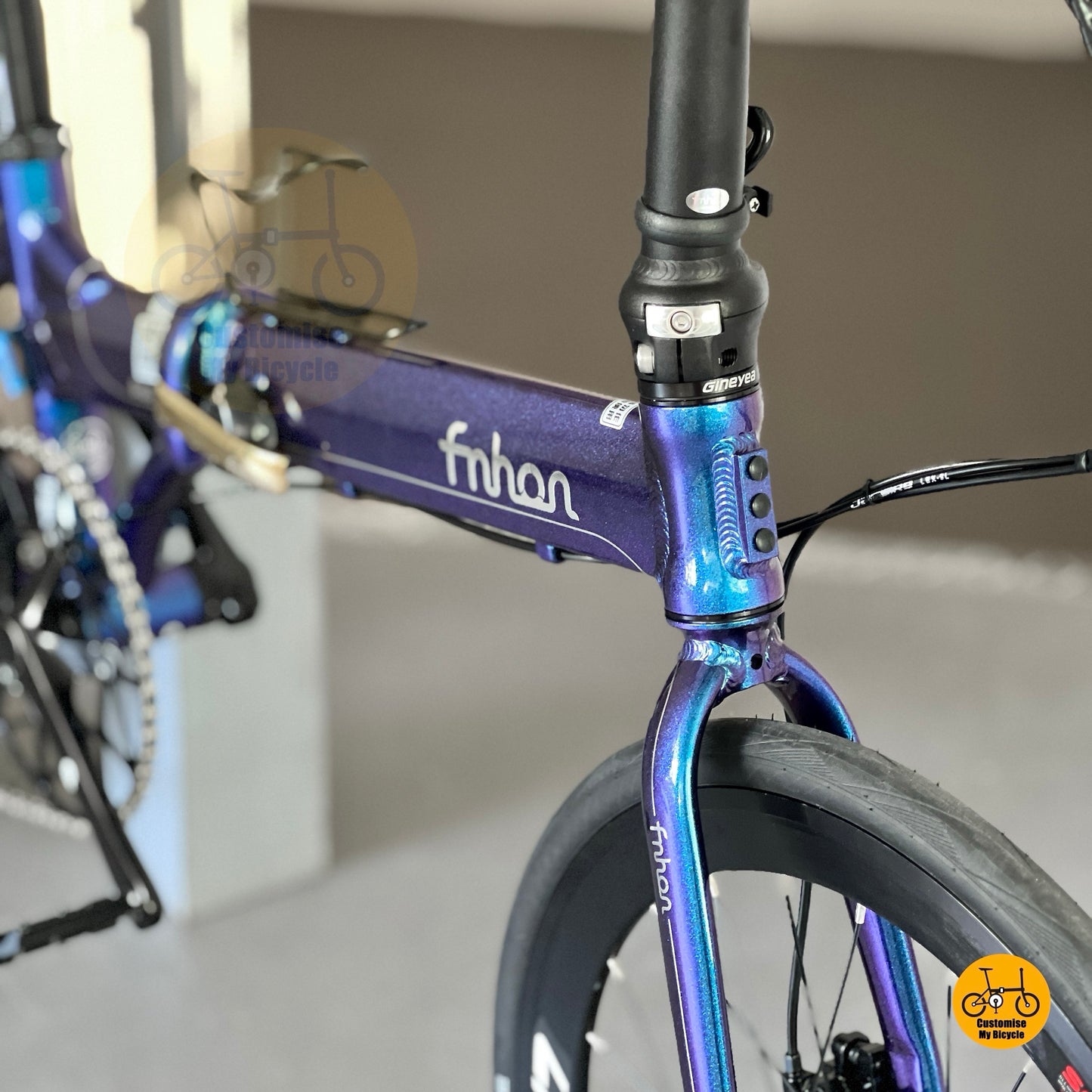 Front block adaptor holes for bags, basket, box.