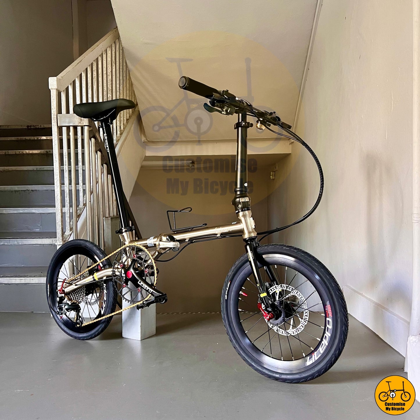 Fnhon Gust 18β β’ Shimano 10s β’ Titanium Gold