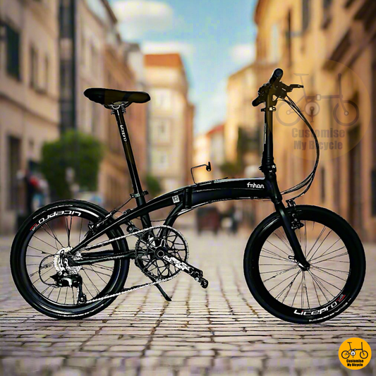 Fnhon Tornado 22-Inch Foldable Bicycle – Shimano 9-Speed Drivetrain for Smooth Gear Shifts
