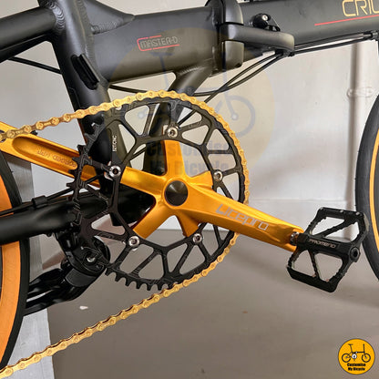 Crius Master 22-Inch Folding Bike – A High-Quality Ride with Shimano Tiagra & Schwalbe Tyres
