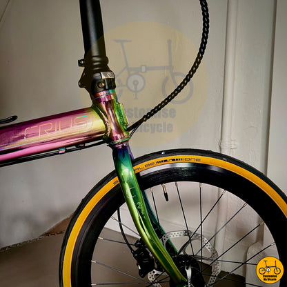 Aurora Finish Crius Master 22-Inch Foldable Bicycle – A Unique & High-Performance Foldie
