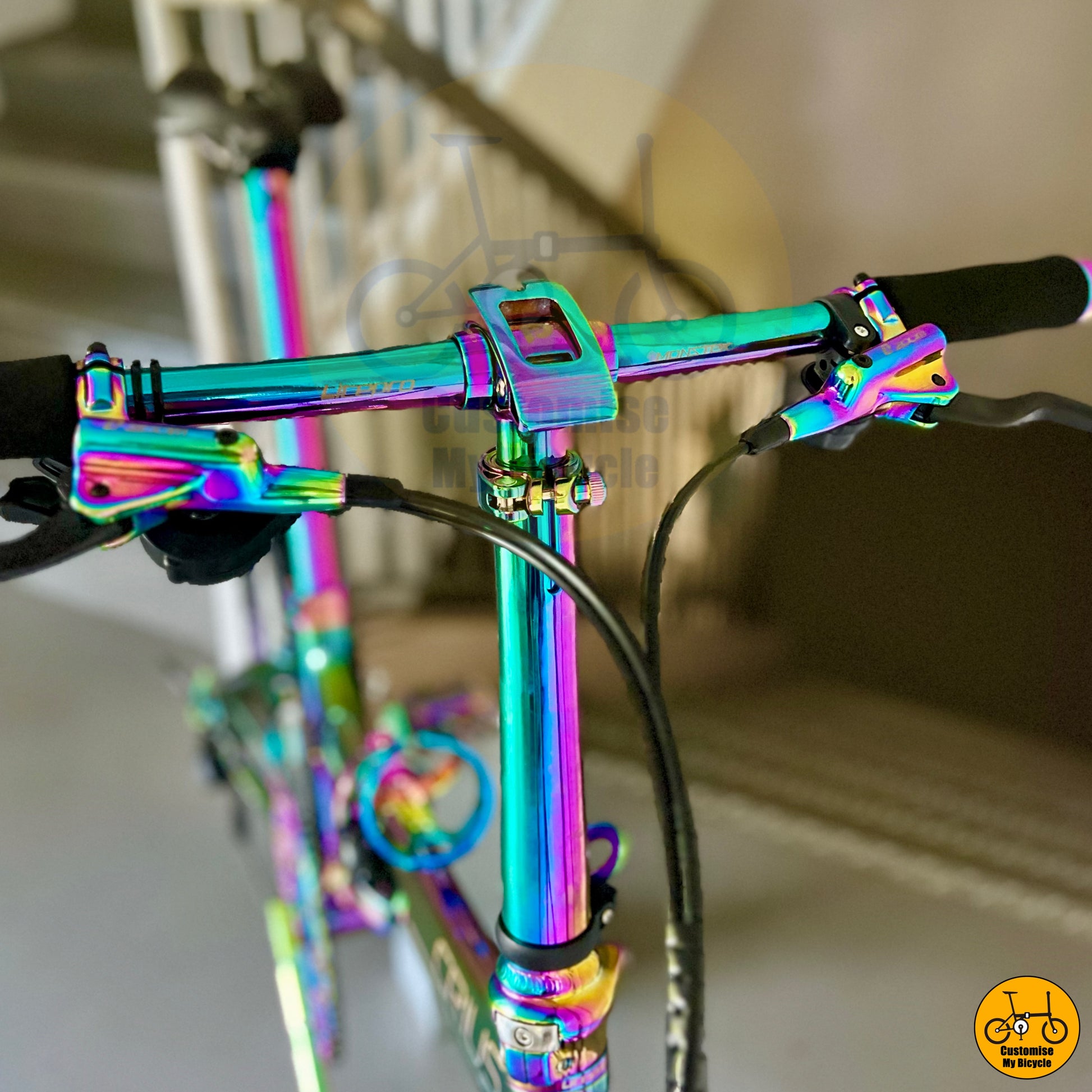 Full Oil Slick Parts Crius Master 22-Inch Foldie – A Unique & Smooth-Riding Bicycle
