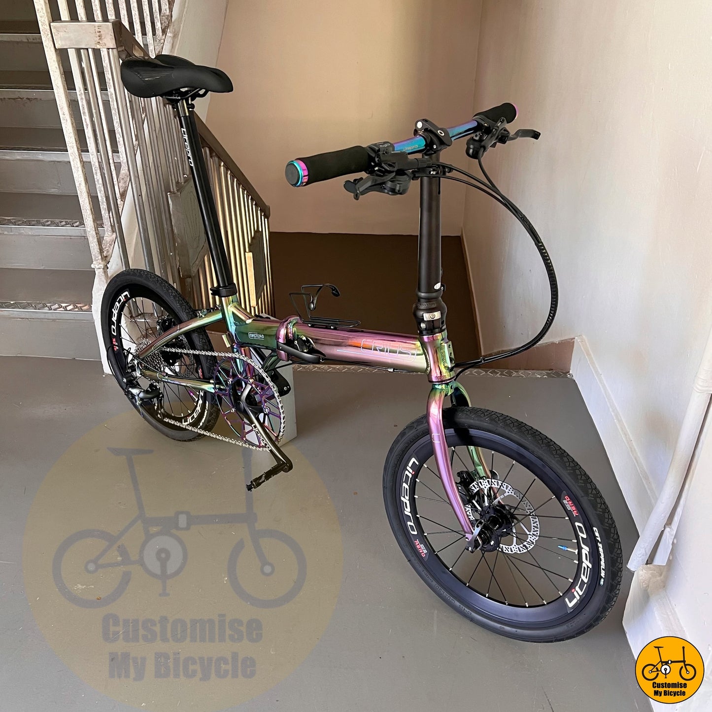 Fast & Lightweight Crius Master 22-Inch Folding Bike – Built for Speed & Efficiency
