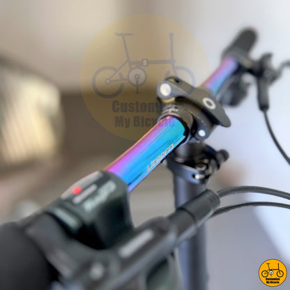 Litepro Oil Slick Handle Bar on RUHM Alternative Crius Master 22-Inch Foldable Bicycle – A High-Performance Competitor
