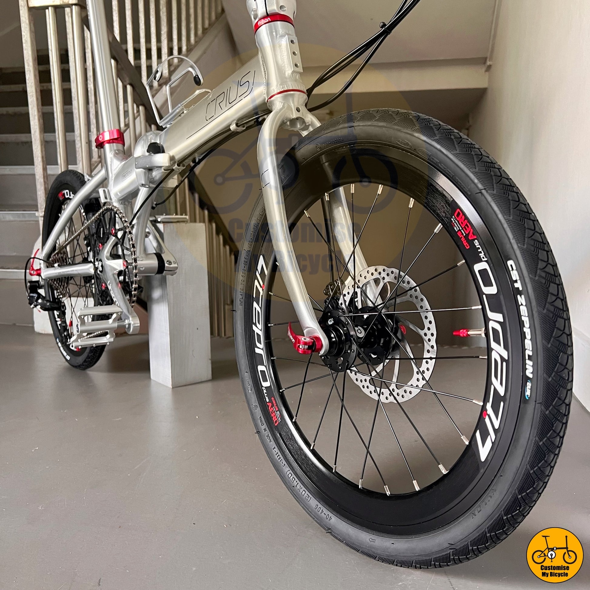 Public Transport Friendly Crius Master 20-Inch Foldable Bicycle – Compact & Efficient
