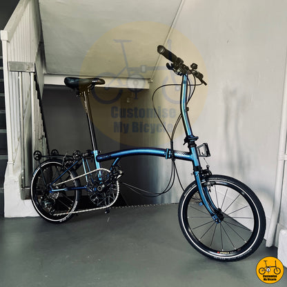 Crius Trifold 18-inch Foldable Bicycle – Compact and Lightweight for City Travel
