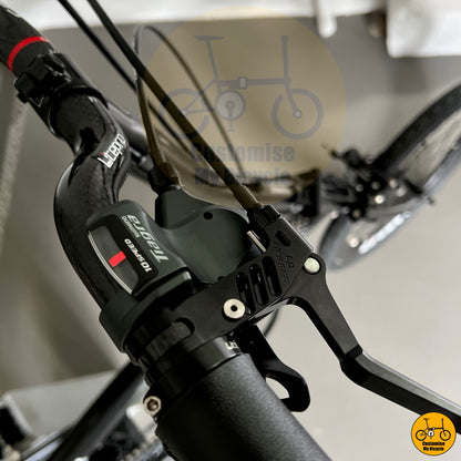 Crius Trifold 18-inch Folding Bike – Piano Black Frame, Smooth City Fold and Go
