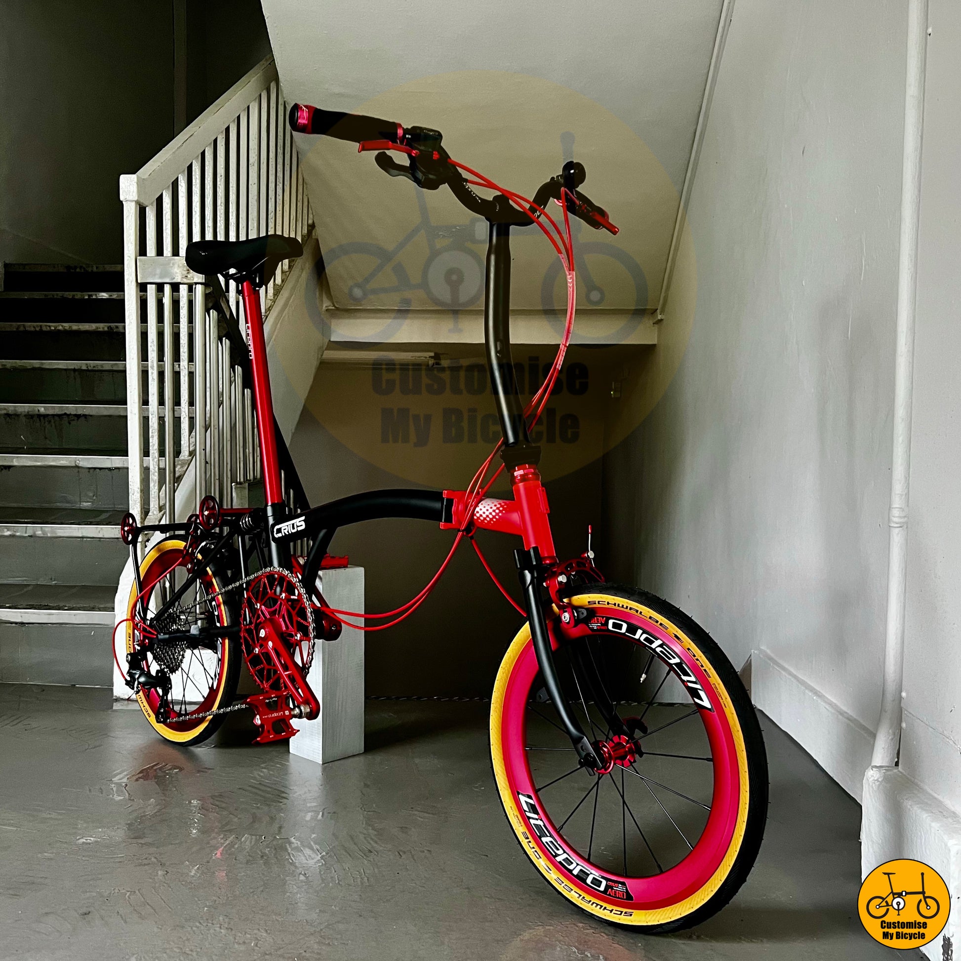 Crius Trifold 18-inch City Bike – Portable, Trifold, and Bus/MRT Friendly
