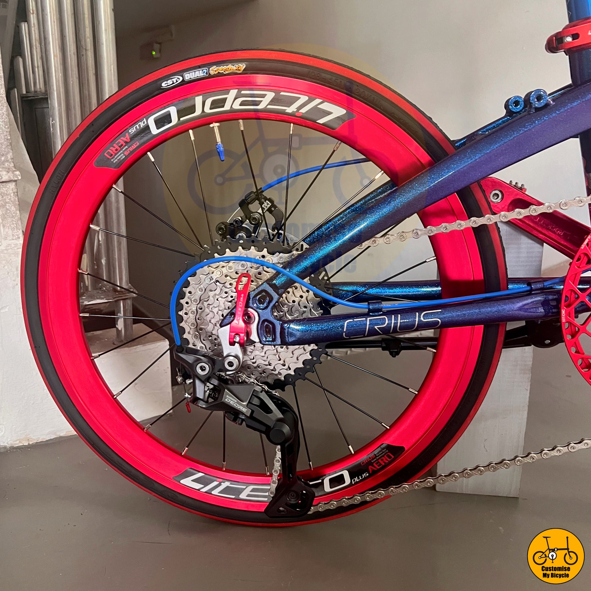 Top-Rated 20 Inch Foldie – Chameleon Blue Frame & Marvel Design
