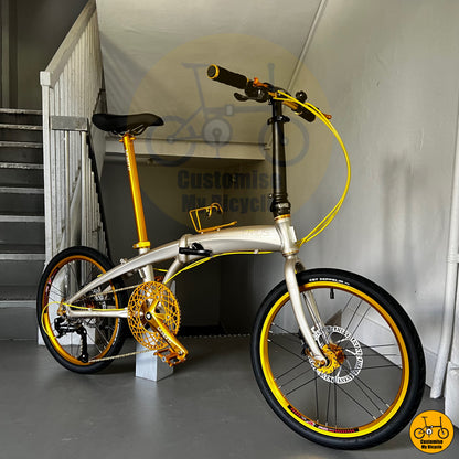 Crius Velocity 22-inch Foldable Bike – Perfect for Daily City Adventures
