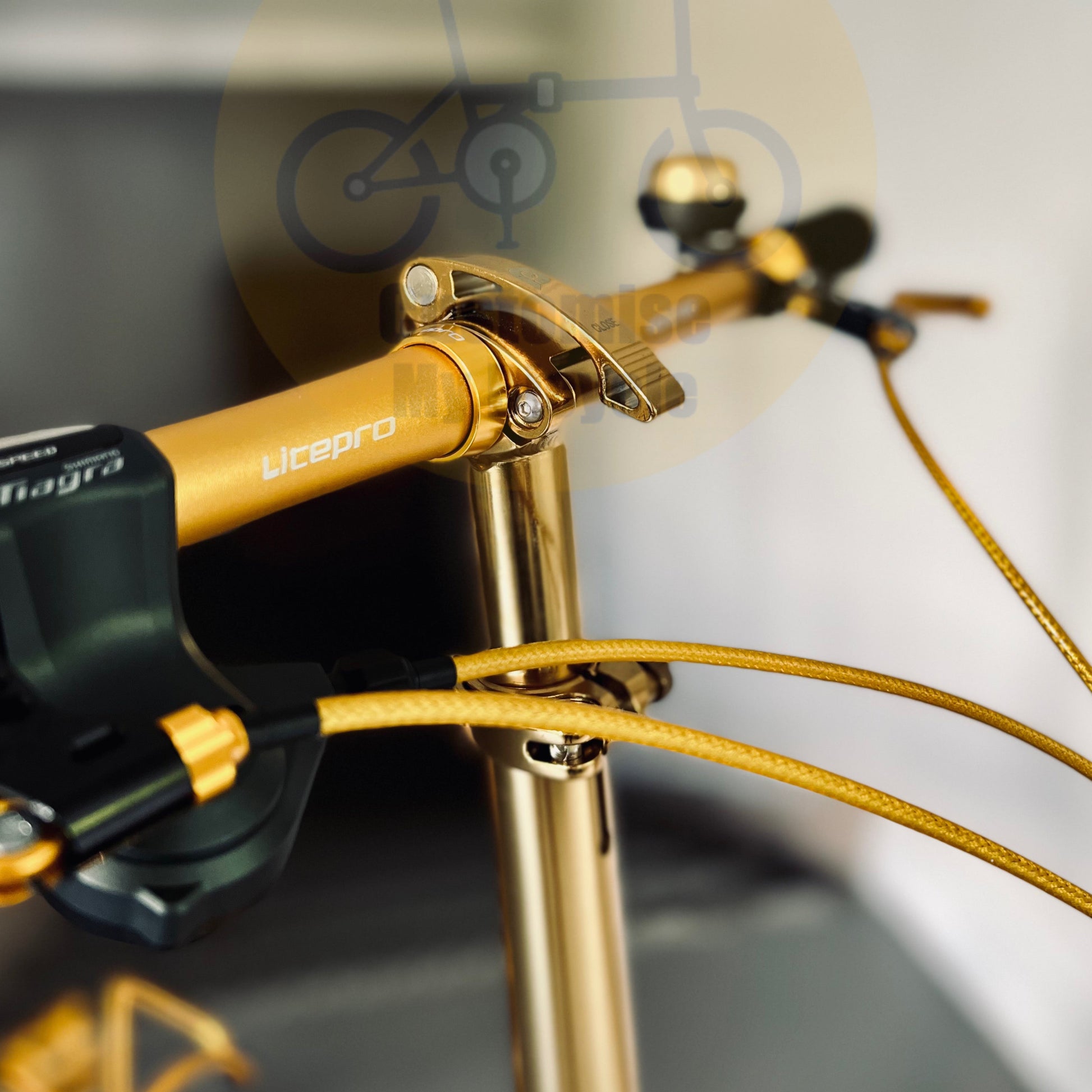 Limited Edition Crius Velocity 22-inch Foldable Bike – Gold Collector’s Item
