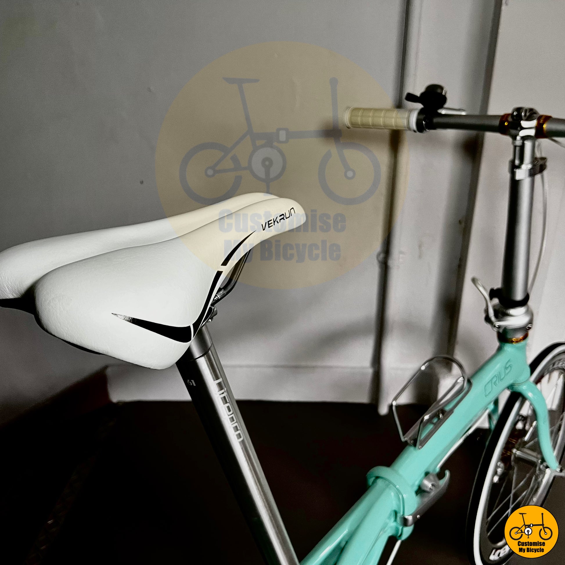 Close-up of Crius Velocity 22-inch Foldie with modern design and sleek build
