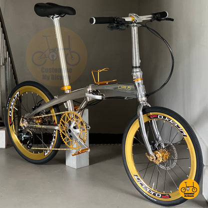 Lipat Gaya Moden Crius Velocity Warna Chrome Silver