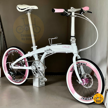 Crius Velocity Foldable Bicycle With Shimano 9s Gearset For Smooth PCN Cruising And Commute  
