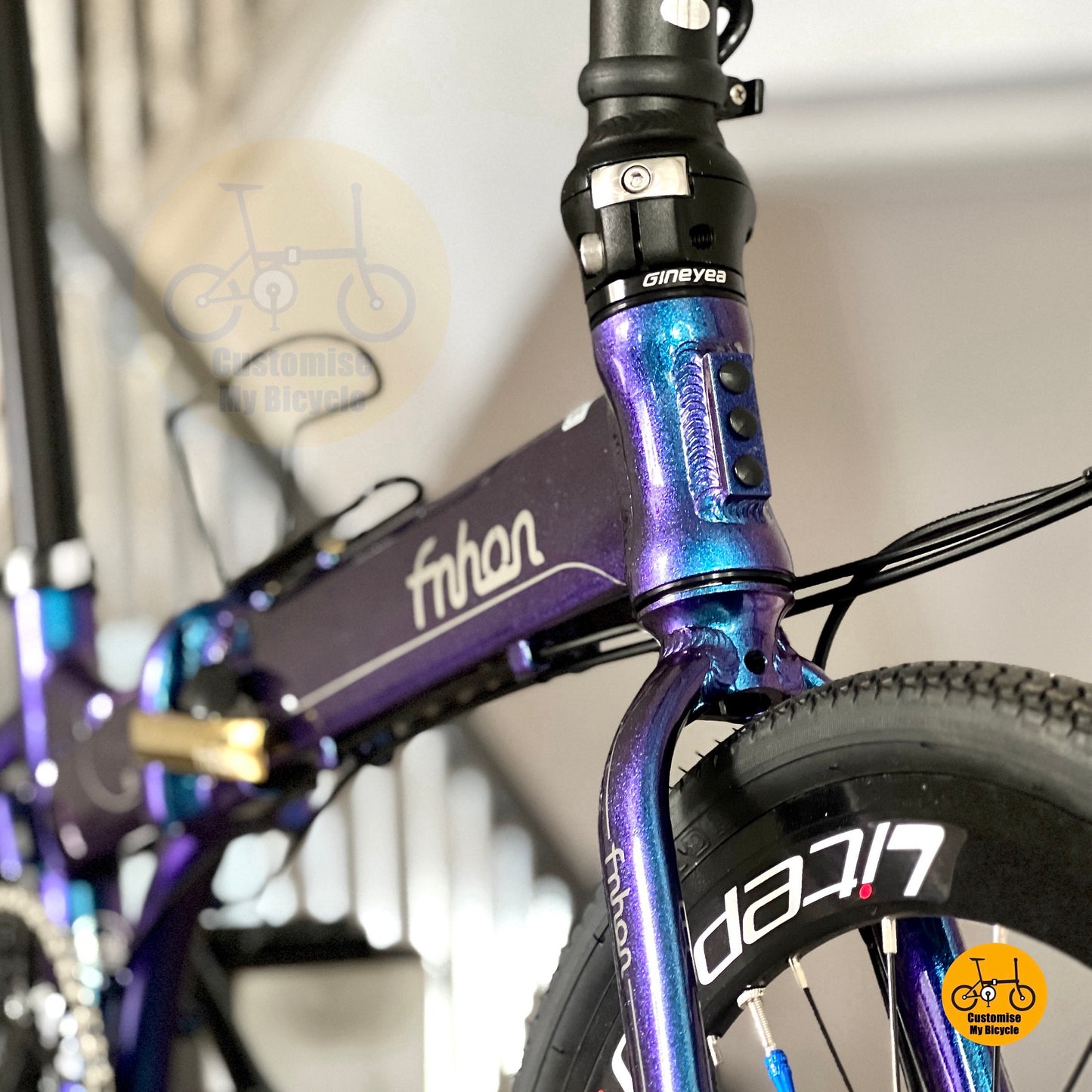 Fnhon Blast folding bike aluminium alloy frame lightweight durable design
