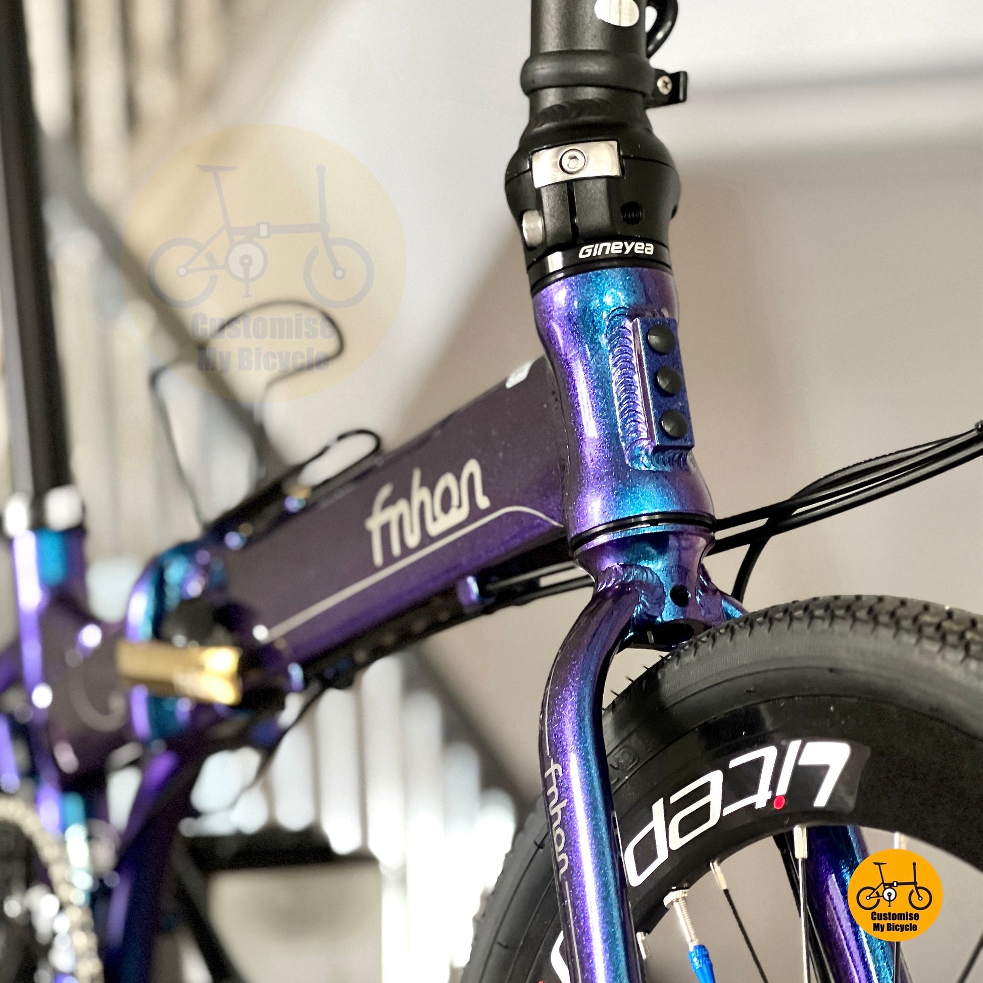 Fnhon Blast folding bike aluminium alloy frame lightweight durable design
