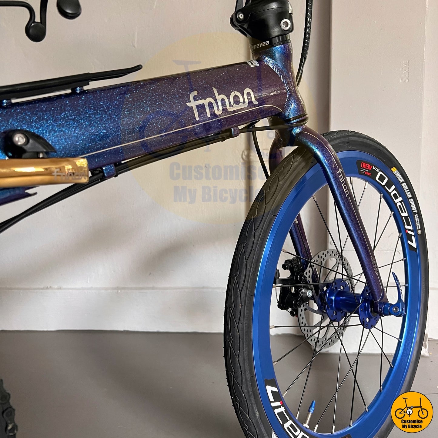 Chameleon Blue Fnhon Blast 22-Inch Foldie – A Blend of Speed, Comfort & Portability
