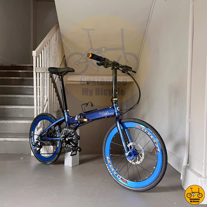 Fnhon Blast 22-Inch Folding Bike – All-Terrain Ready for City & Off-Road Adventures
