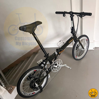 Fnhon Blast 20-inch Foldie – City Bike with hydraulic brake & Climb-Friendly Gearing
