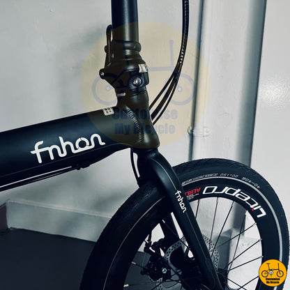 Matte Black Fnhon Blast 20-Inch Folding Bike – A City Commuter’s Dream Ride
