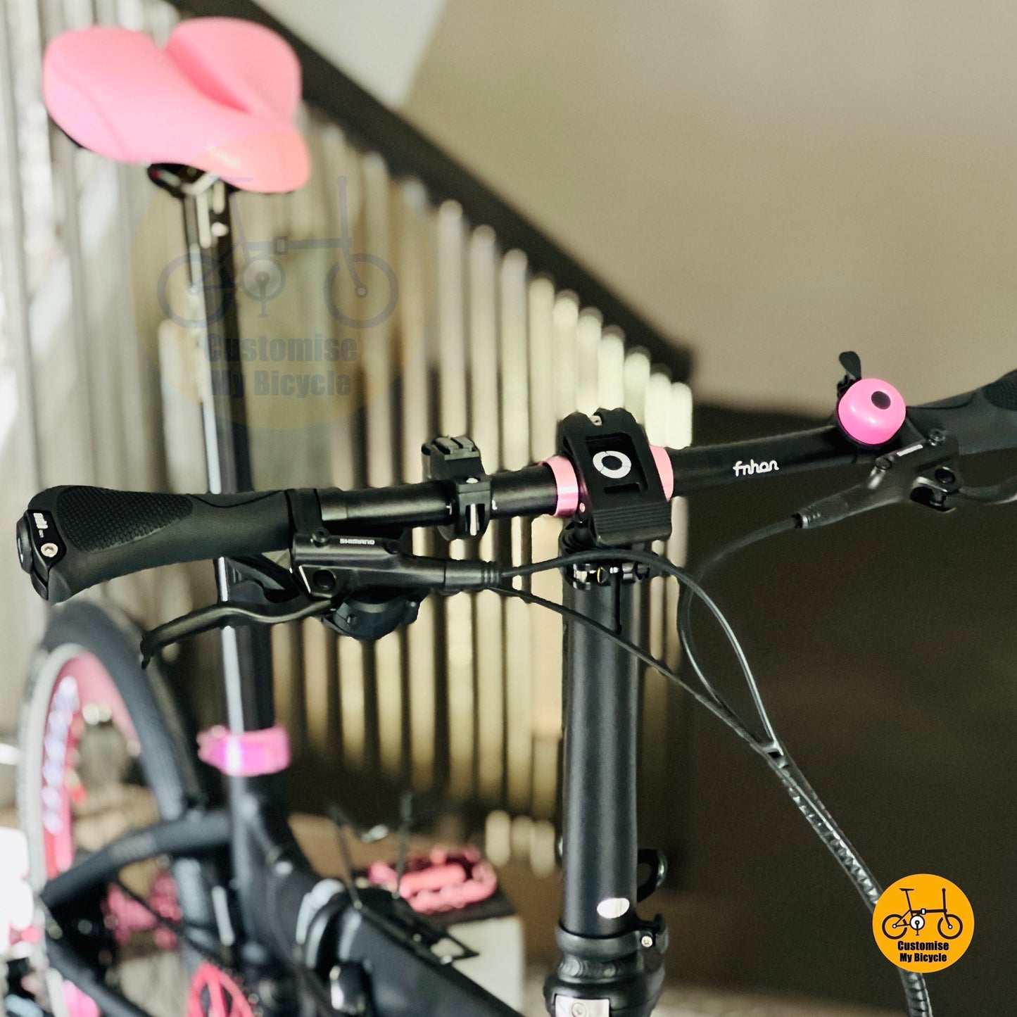 Fnhon Blast folding bicycle adjustable handle post and carbon handlebar compact foldable commuter bike
