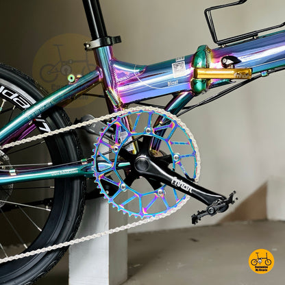 Fnhon Blast foldable bicycle folded compact transport friendly folding bike for MRT and bus