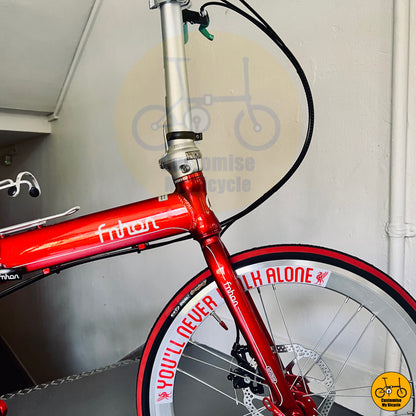 Football Club Edition Fnhon Blast 22-Inch Foldable Bicycle – Sporty & Compact
