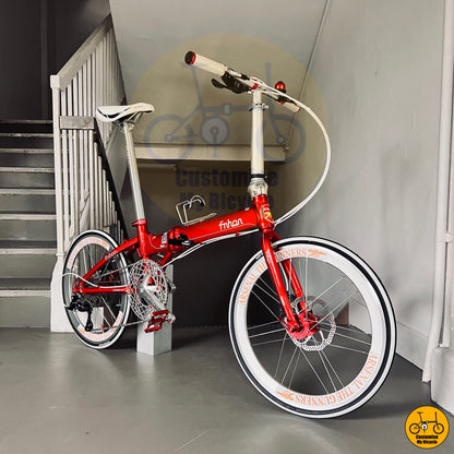 Arsenal FC Colors Meet Cycling – Fnhon Blast 22-Inch Folding Bike for Fans. Approved by Theiry Henry Saka Pires
