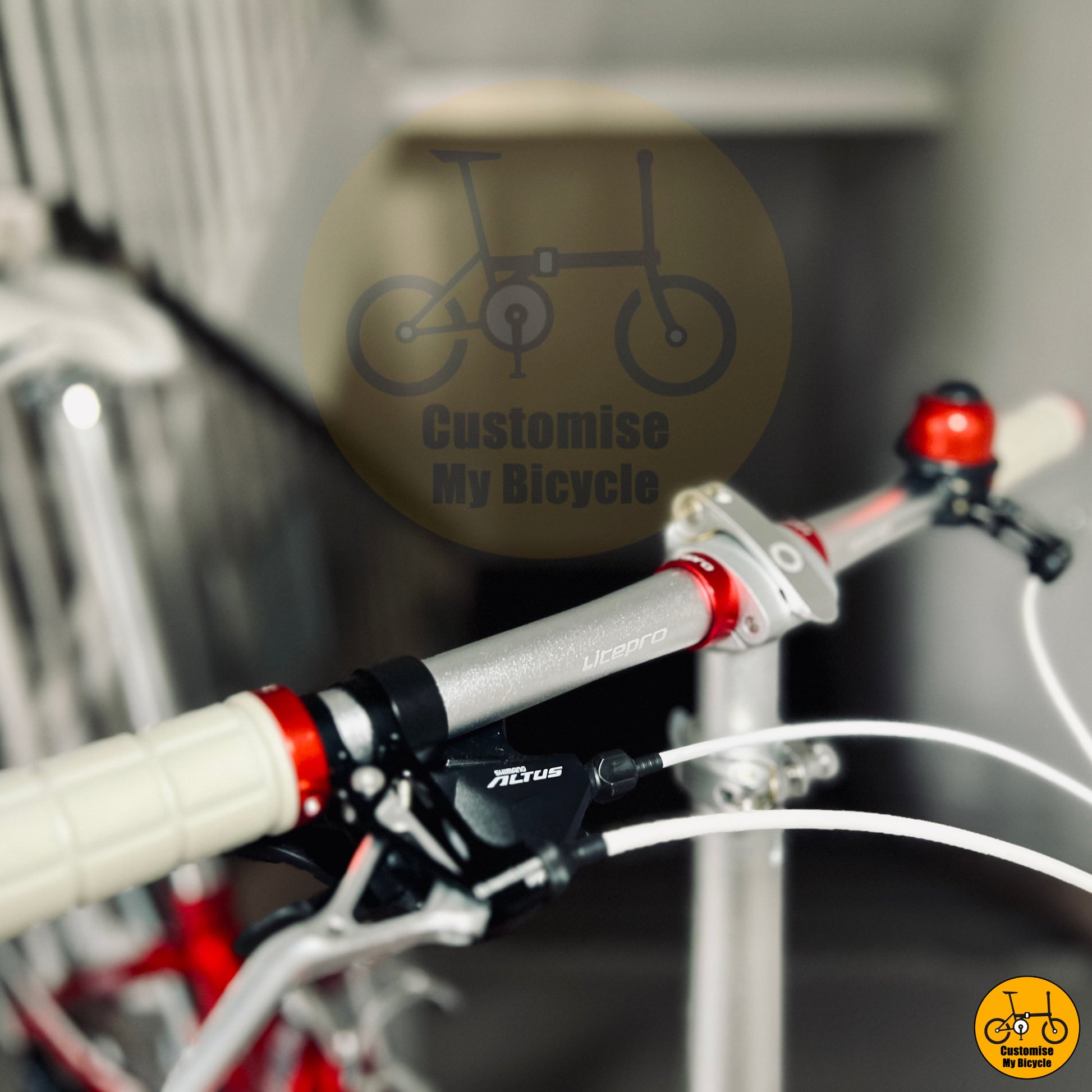 Fnhon Blast 22-Inch Folding Bike – Football Fan’s Ultimate Ride in Ruby Red
