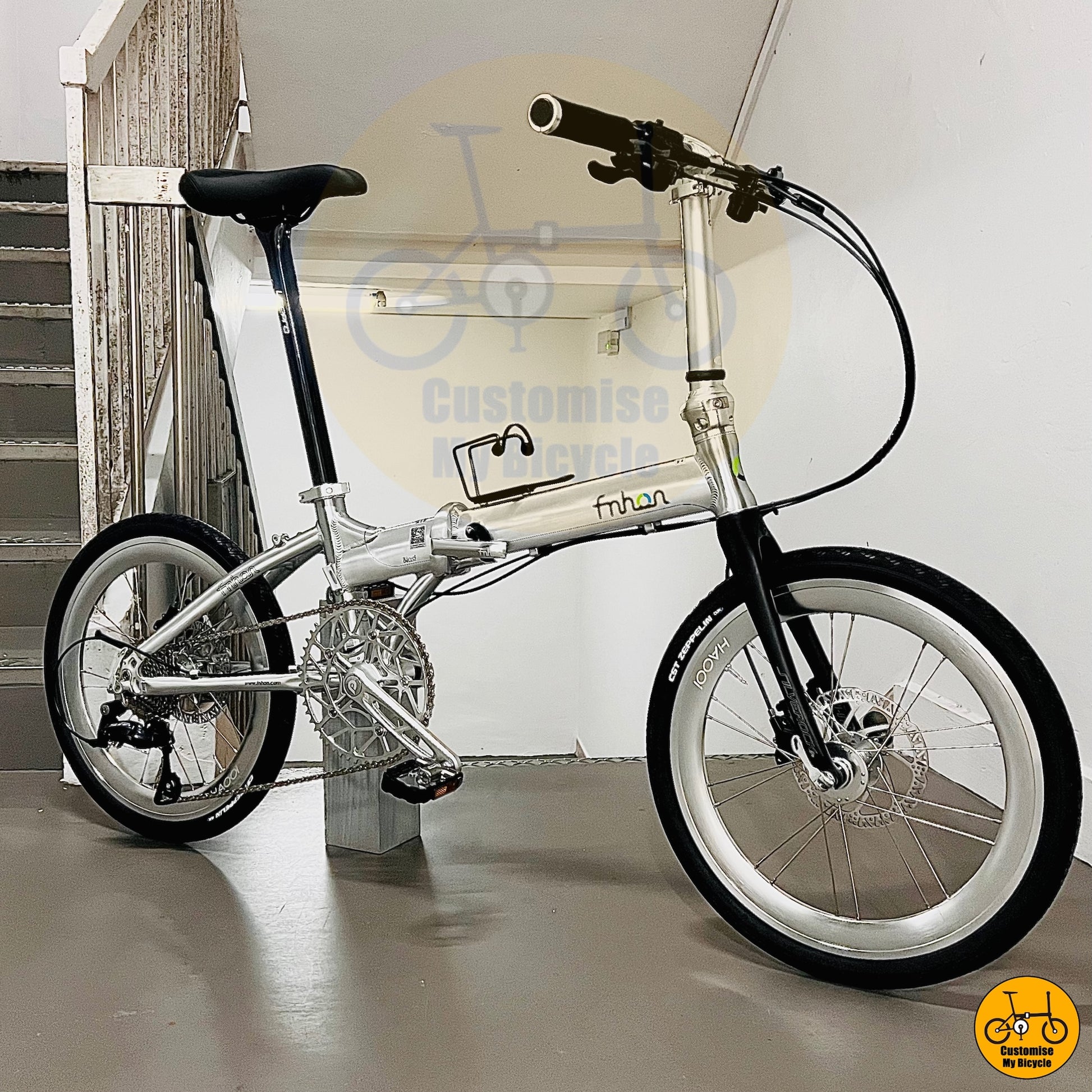 Ultra-Light Fnhon Blast 20-Inch Folding Bike – Weighs Less Than 10kg for Easy Portability
