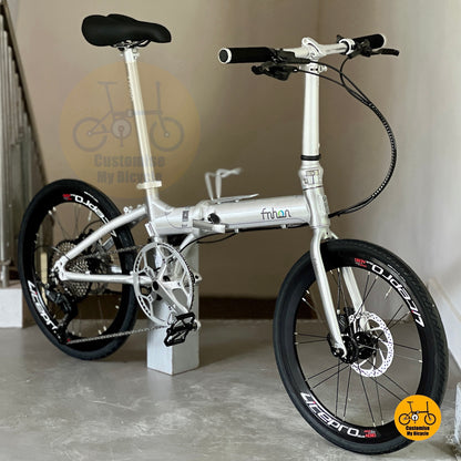 Fnhon Blast Large Wheel Folding Bike Designed For Speed Comfort And Long Distance Urban Riding
