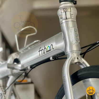 Fnhon Blast folding bike front angle Litepro straight handlebar adjustable post
