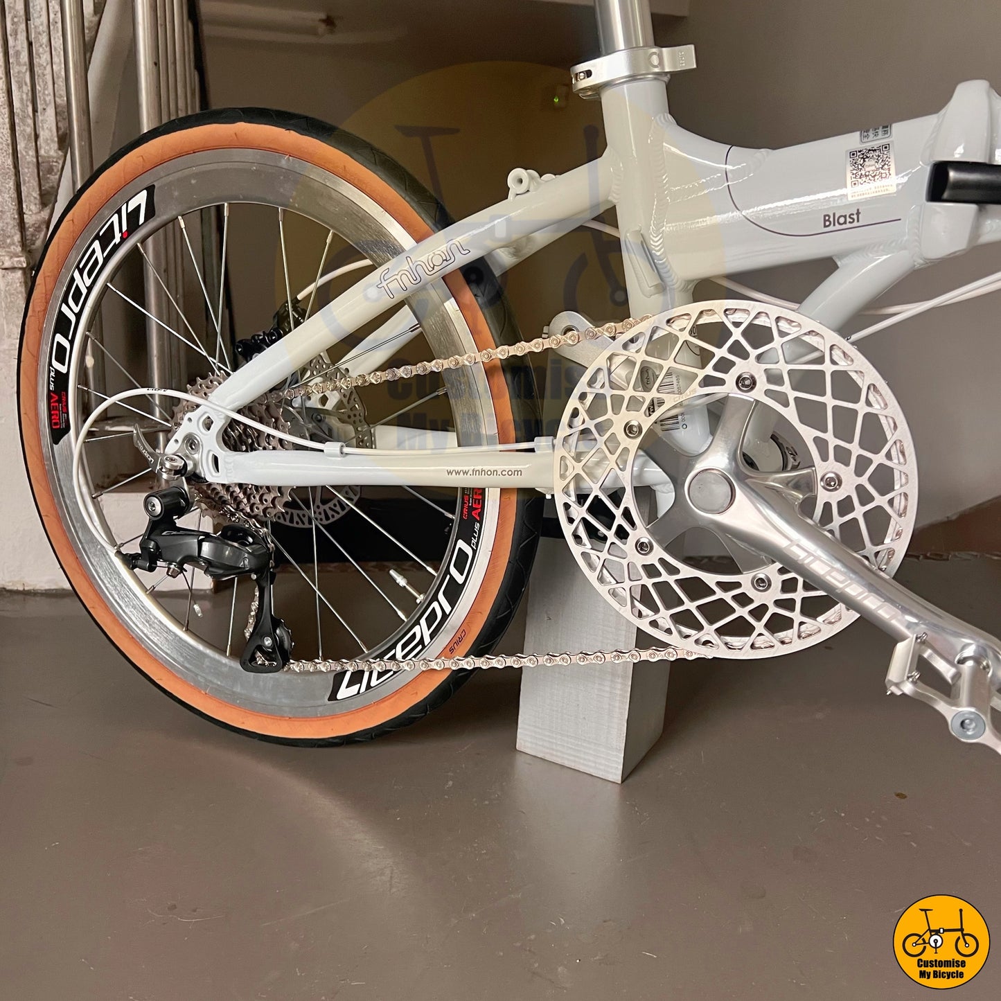 Litepro Hollowtech Crank Fnhon Blast 22-Inch Folding Bike – Built for Efficiency & Power
