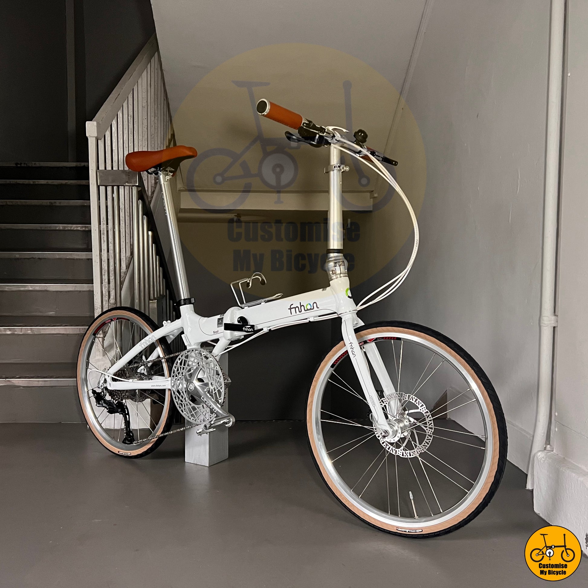 Retro-Inspired Fnhon Blast 22-Inch Folding Bike – Vintage Look, Modern Ride
