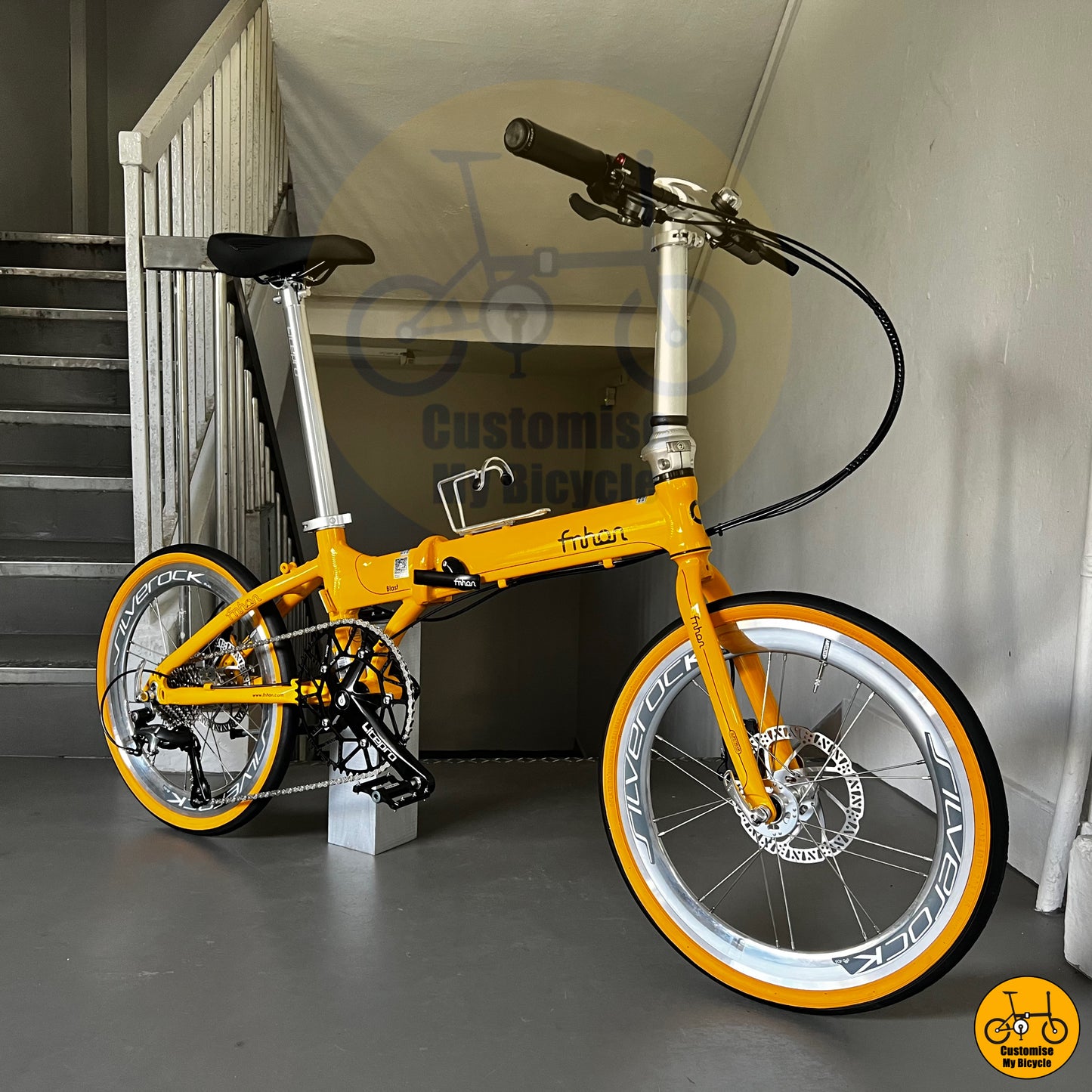 Sunflower-Inspired Fnhon Blast 20-Inch Folding Bike – A Bright & Cheerful Ride
