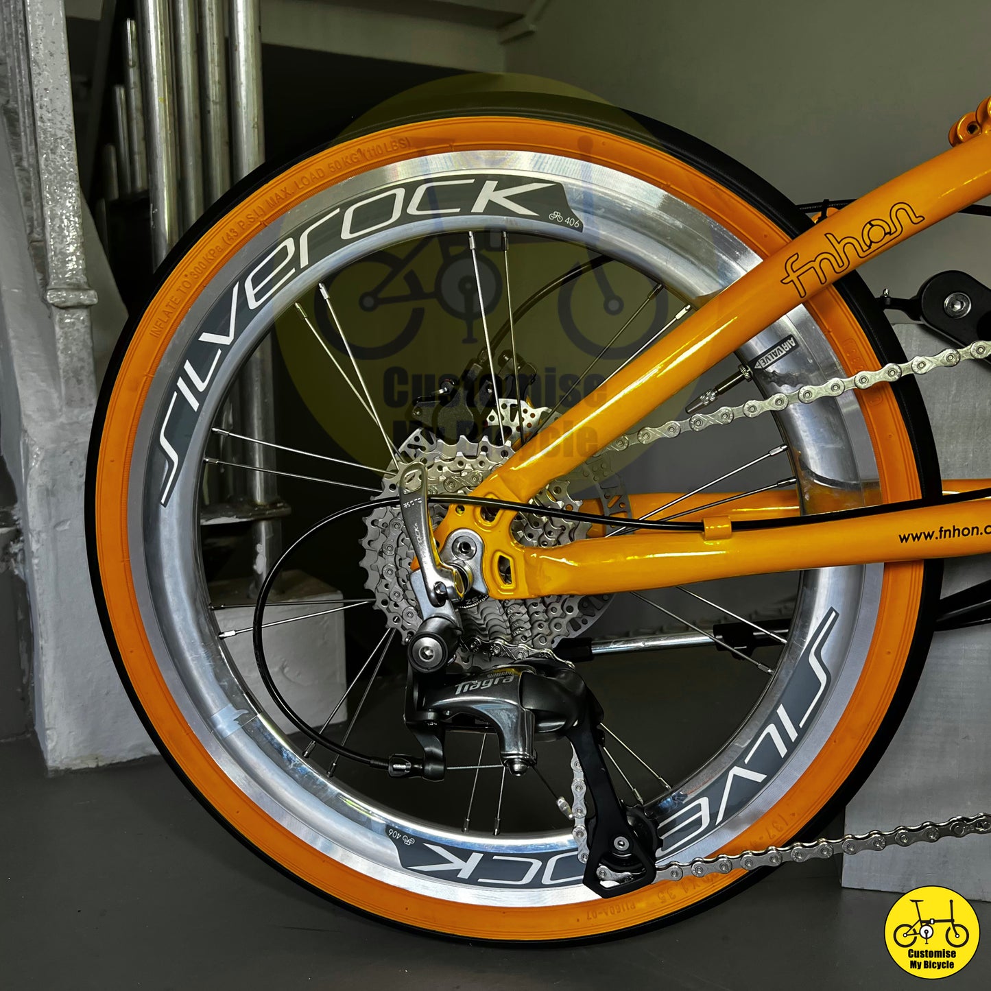 Silverock Wheels Fnhon Blast 20-Inch Folding Bike – Smooth Rolling for City Commutes
