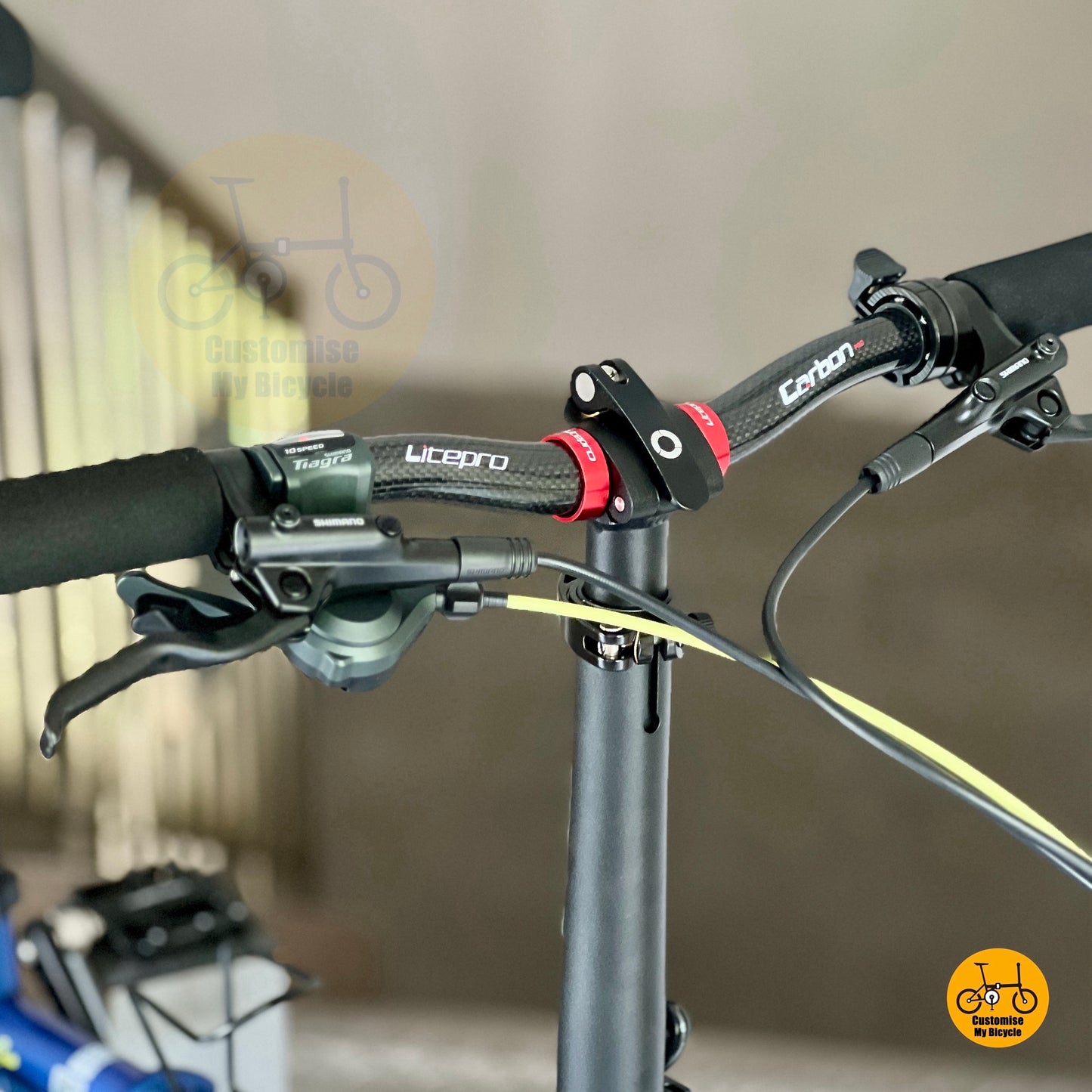 Fnhon Gust folding bicycle adjustable handle post and carbon handlebar compact foldable commuter bike
