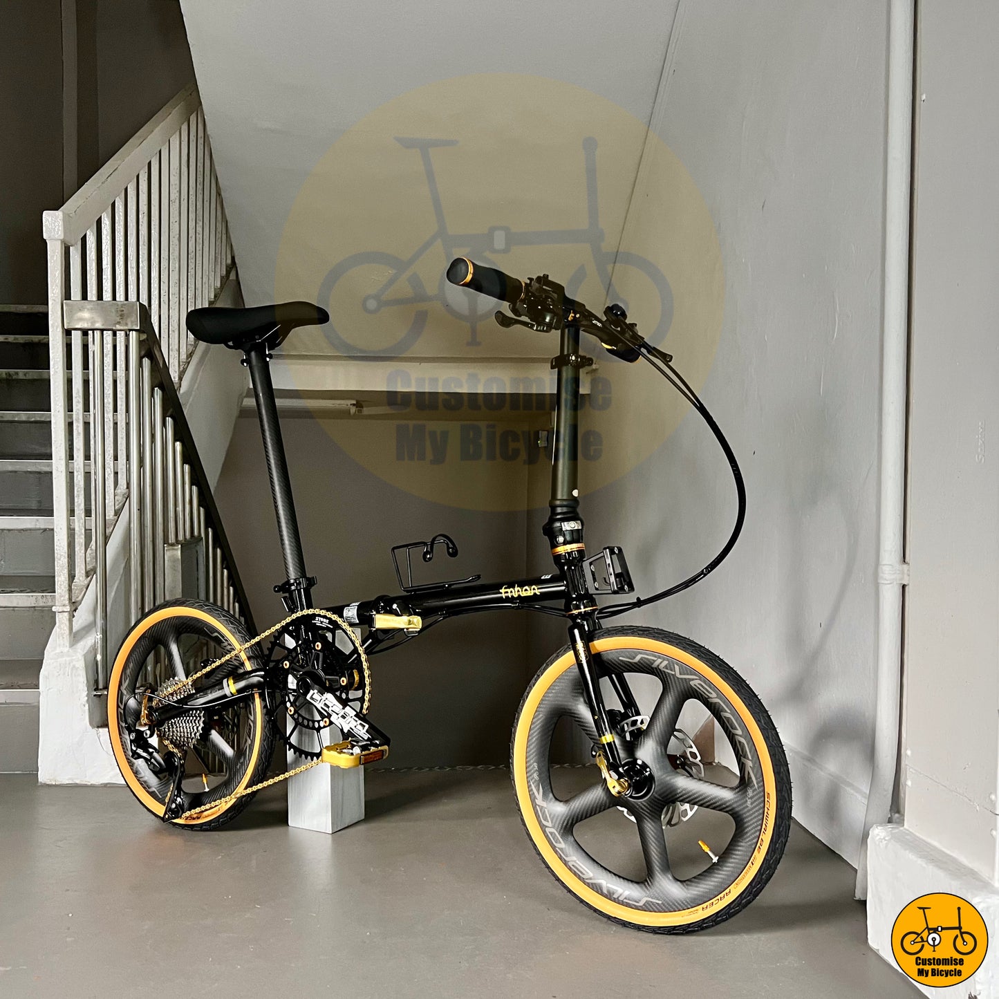 Fnhon Gust 18” • Shimano 9s • Black Gold