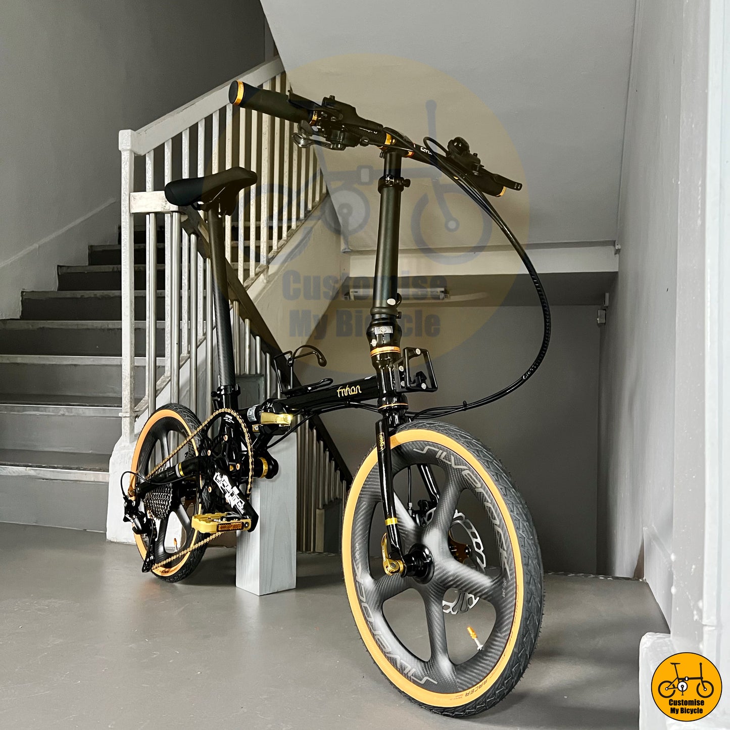 Fnhon Gust 18” • Shimano 9s • Black Gold