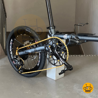 Fnhon Gust compact folded size portable folding bike easy transport
