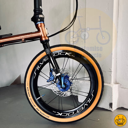 Fnhon Gust 18” • Shimano 10s • Rose Gold & Blue