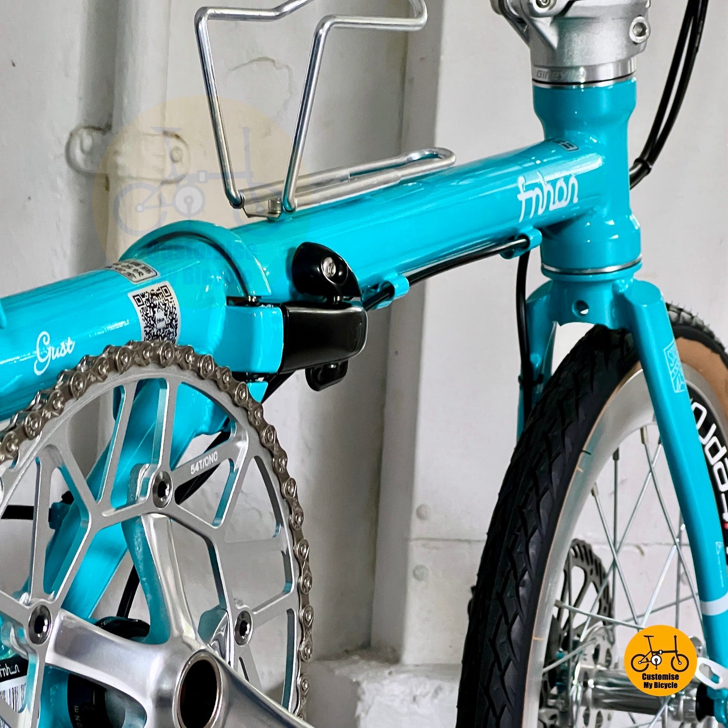 Basikal Lipat Fnhon Gust 18 Inci Rangka Keluli Chromoly Shimano 9 Kelajuan
