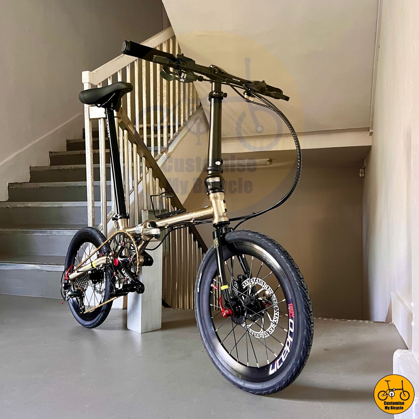 Fnhon Gust 18” • Shimano 10s • Titanium Gold