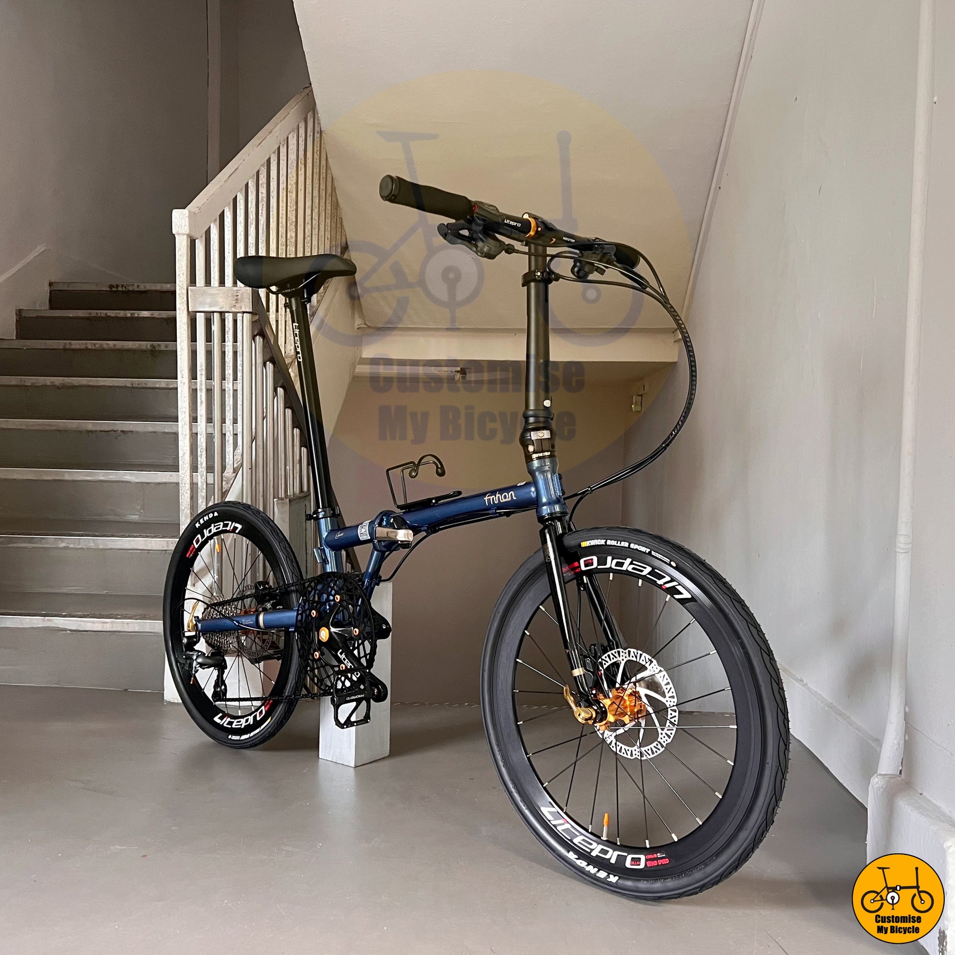 Fnhon Gust 22-Inci – Lipat Cepat, Warna Biru, Pilihan Ideal untuk Komuter
