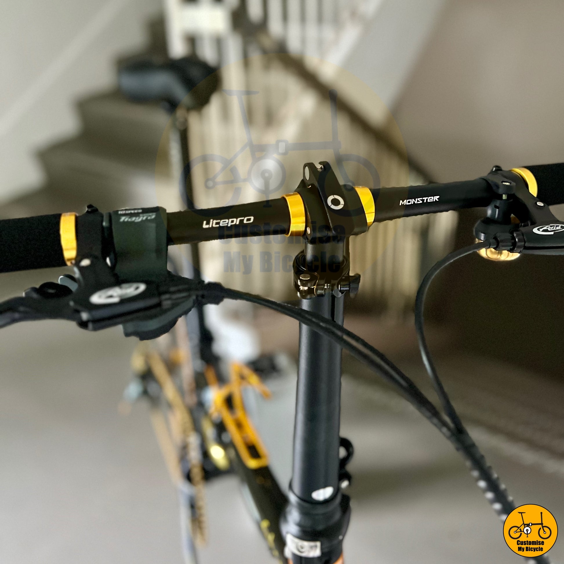 Round bar handle design for enhanced grip and comfortable city rides
