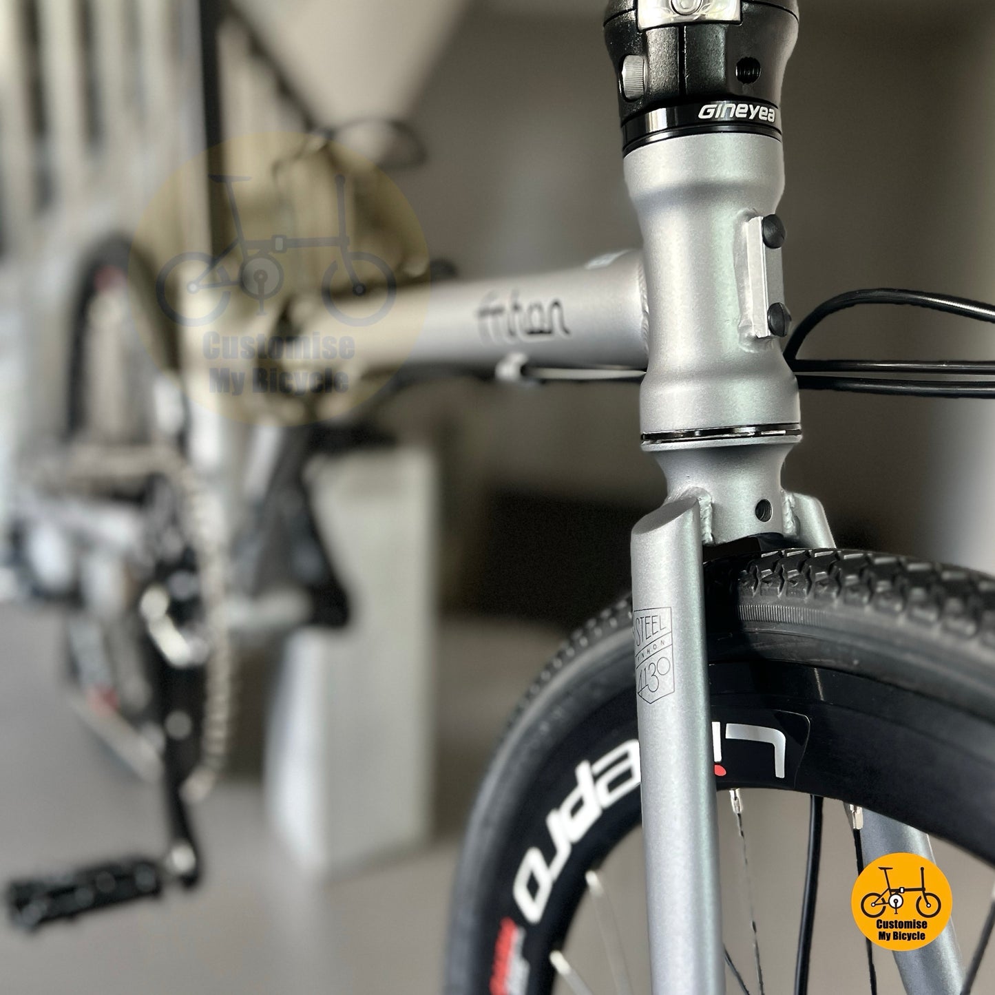 Fnhon Gust all terrain tyre tread detail
