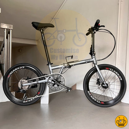 Fnhon Gust 20-Inci – Rangka Battleship Grey & Dahon P8 Comparisons
