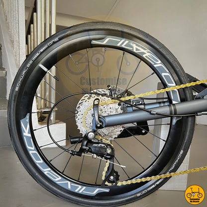 Battleship grey Fnhon Gust 22-inch with stylish aero wheelset
