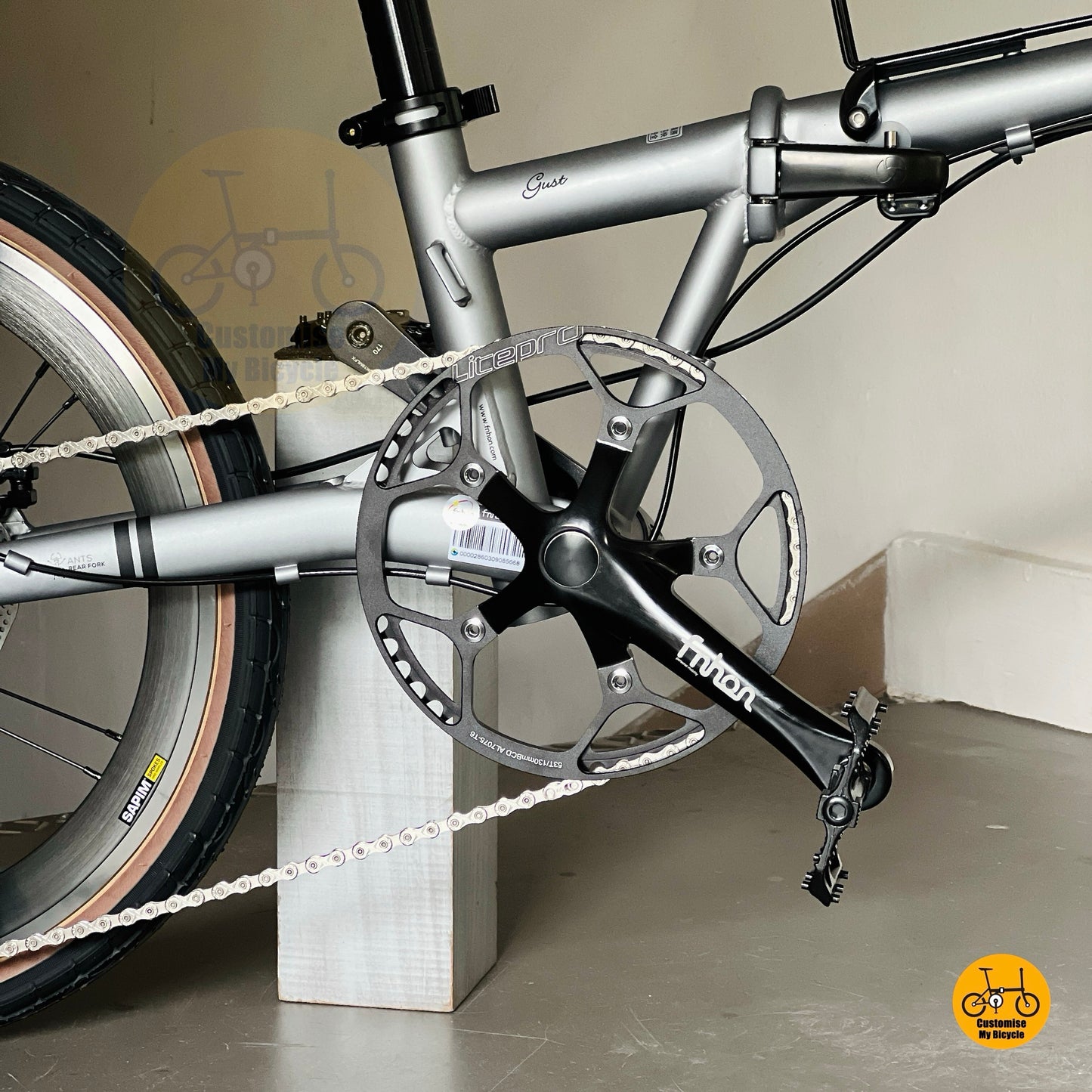 Fnhon Gust folding bike PROMEND bearings pedals durable smooth ride
