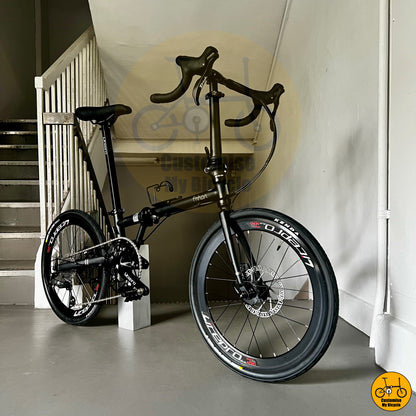 Fnhon Gust 22-inch Foldable Bicycle – Road Bike Alternative for Speed Lovers
